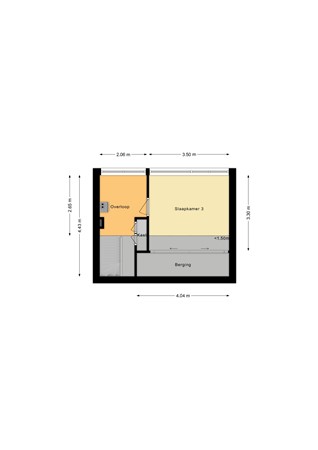 Floorplan - Oranjelaan 34, 2411 VZ Bodegraven